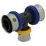VIEGA Viega 49443 Pex Press Polymer Tee 3/4x3/4x1/2 in