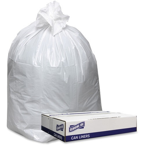 GENUINE JOE Genuine Joe GJO3858W Can Liners 38x58 in 55-60 Gal 100CT