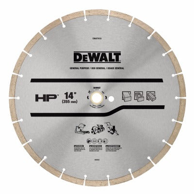 DEWALT Dewalt Accessories DW47410 14in Segmented Diamond Blade