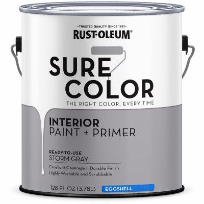RUST-OLEUM Rust-oleum 332143 Interior Wall Paint Eggshell Storm Gray