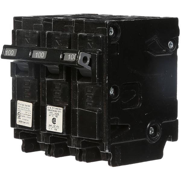 Siemens Q3100 3-Pole 100 Amp 240 Volt 10 kA Circuit Breaker