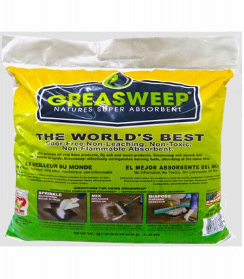 WAGO Greasweep 2411 Absorbent 13 Lb Plant-based Spill Bag