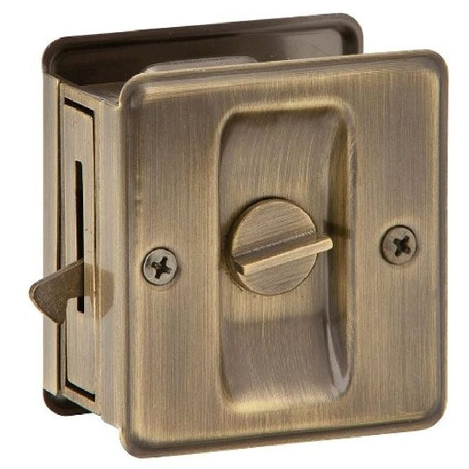 IVES Ives 991A5 Privacy Sliding Door Pull Antique Brass