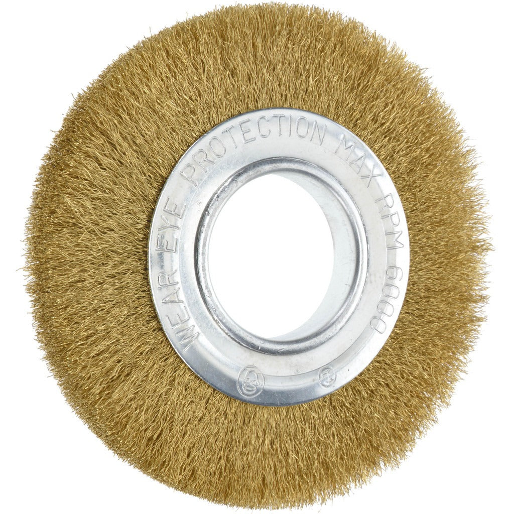 VALUE COLLECTION Value Collection 0315078320 Wheel Brush 6 in Crimped Brass