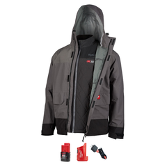 Milwaukee Tool 203RN-21S M12 Heated Axis Layering System with Hydrobreak Rainshell Kit S