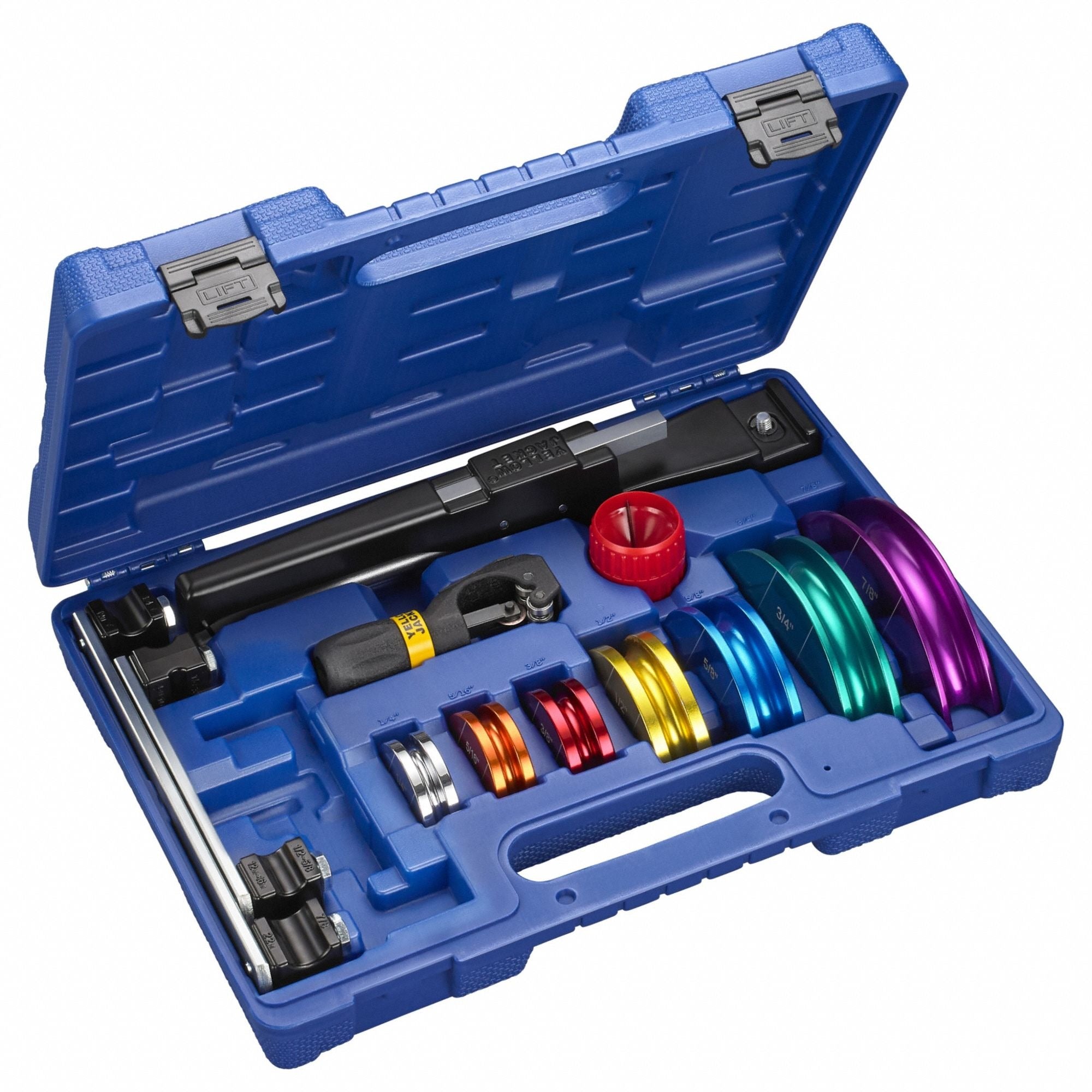 YELLOW JACKET Yellow Jacket 63331 Alloy Ratchet Tube Bender Kit (1/4 inches to 7/8 inches) 63342