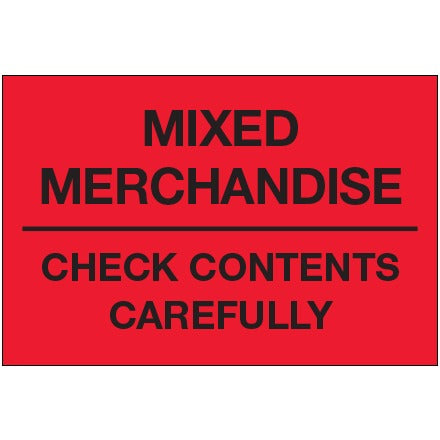 BSC PREFERRED Bsc Preferred DL1621 Handling Instruction Labels
