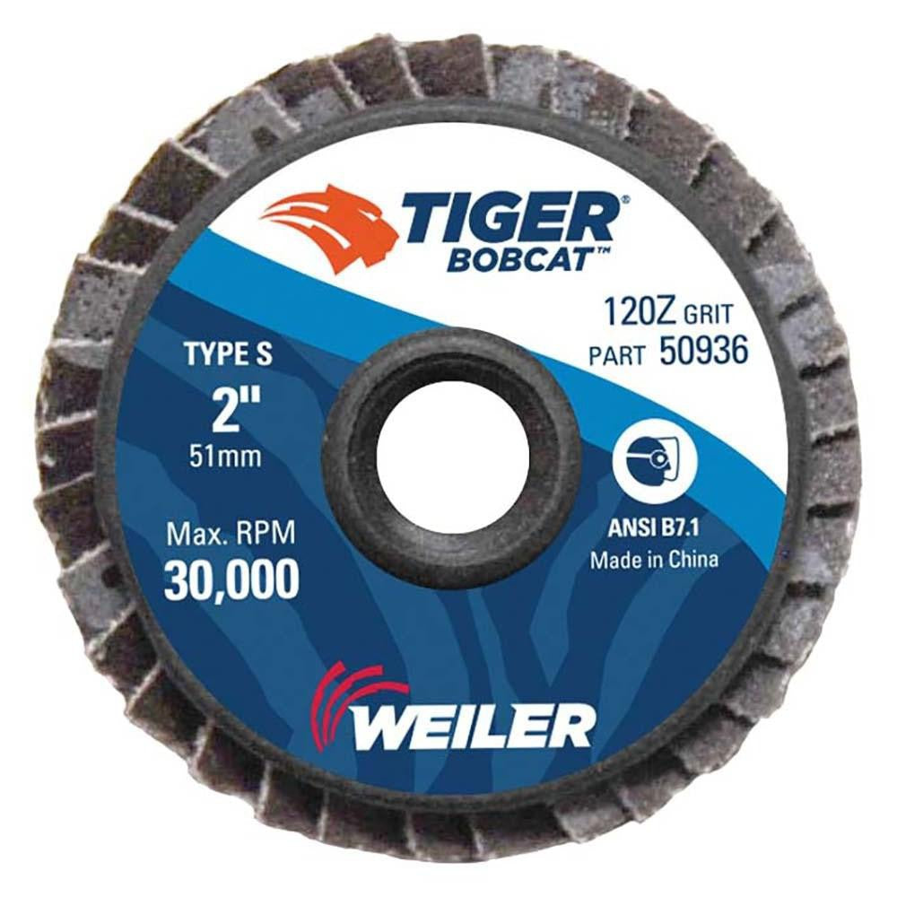 WEILER Weiler 50936 Flap Disc 120 Grit Type 27 2 Inch