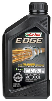 CASTROL Bp Lubricants 15D4DC 5W-20 Synthetic Motor Oil 1 Qt
