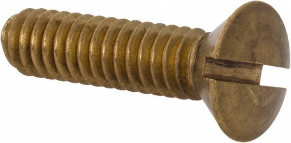 VALUE COLLECTION Value Collection R63099224 Machine Screw 1/4-20 Oval Slotted Brass