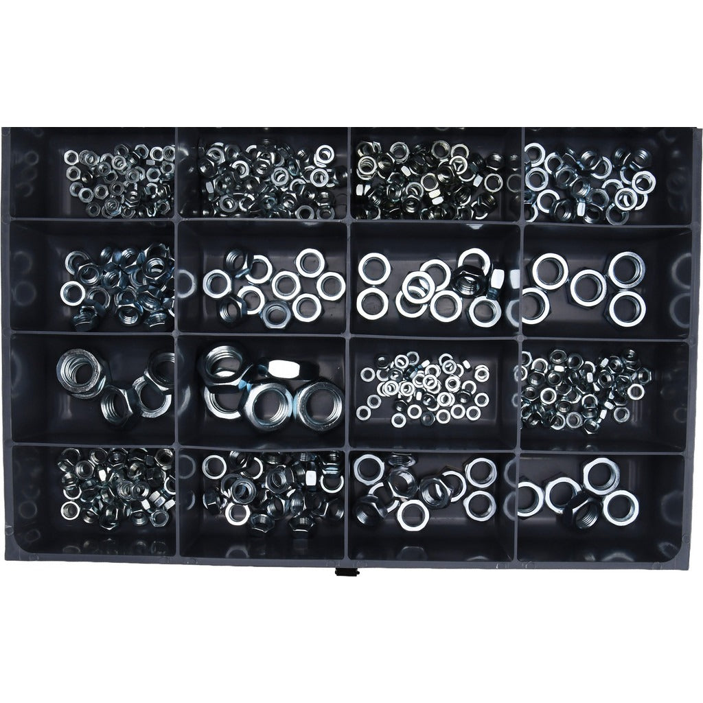 VALUE COLLECTION Value Collection 67757328 1/4-20 to 3/4-16 Thread 425 Piece Steel Nut Assortment (425 pc)