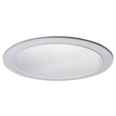 Halo 410W 6 Trim R40, PAR38 Baffle White Trim with White Baffle