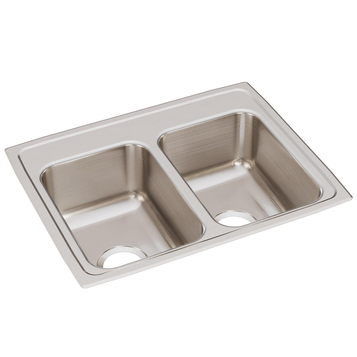 BSC PREFERRED Bsc Preferred LR25190 Double Bowl Drop-in Kitchen Sink