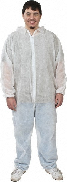 PRO-SAFE Pro-safe KM-CVL-NW-E-2XL-WHITE Disposable Coveralls 2XL