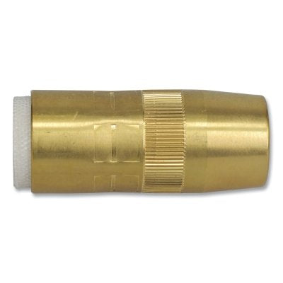 BEST WELDS N-3418B Centerfire Style MIG Gun Nozzle, 3/4 in Bore, 1/8 in Recess, Brass