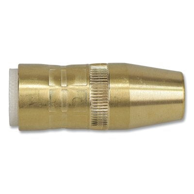 Best Welds NS-1218B Centerfire Style MIG Gun Nozzle 1/2 Inch Bore 1/8 Inch Recess Slim Brass