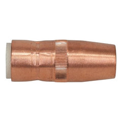 Best Welds NS-1218C Centerfire Style MIG Gun Nozzle 1/2 inch Bore 1/8 inch Recess Slim Copper