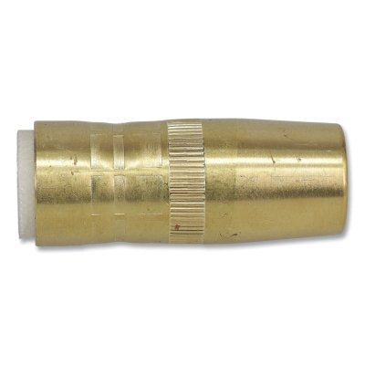 Best Welds NS-5818B Centerfire Style MIG Gun Nozzle 5/8 in Bore 1/8 in Recess Slim Brass