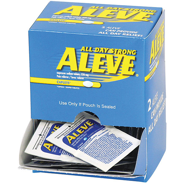 First Aid Only 90010 Aleve 50x1 box