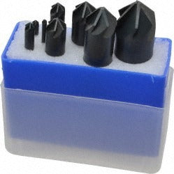 M.A. FORD M.a. Ford 79800003 Countersink Set 8 Pc 6 Flute Hss
