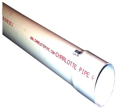 CHARLOTTE PIPE Charlotte Pipe PVC300300600 3 in X 10 Ft Sd Pvc Pipe