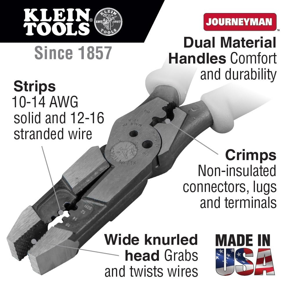 KLEIN TOOLS Klein Tools J215-8CR Multitool Pliers Stripper Crimper