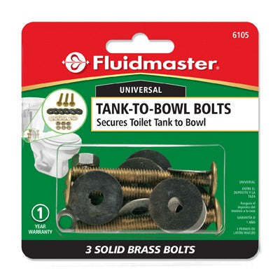 FLUIDMASTER Fluidmaster Inc 6105 Tank to Bowl Bolt Kit