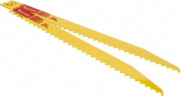 STARRETT Starrett 16999 Bi-metal Reciprocating Saw Blade 12 in 3 Tpi