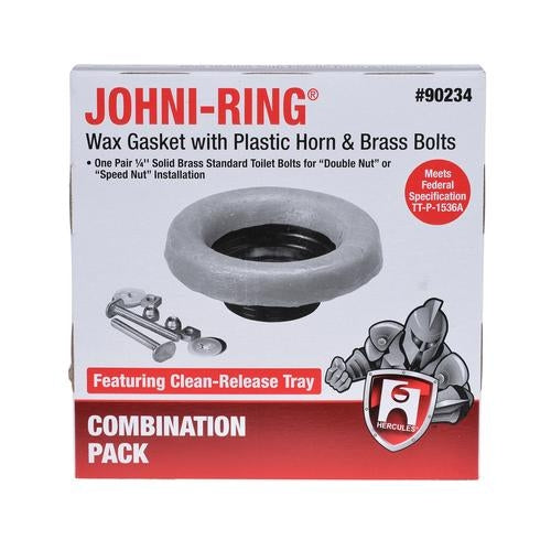 Oatey 90234 Johni-Ring Bowl Wax w/Bolts