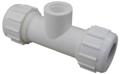 HOMEWERKS WORLDWIDE Homewerks 511-48-34-34-12B Pvc Compression Tee 3/4x1/2