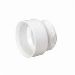 MUEL 05928 PVC DWV Male Adapter, 2 Inch, Hub x MPT End