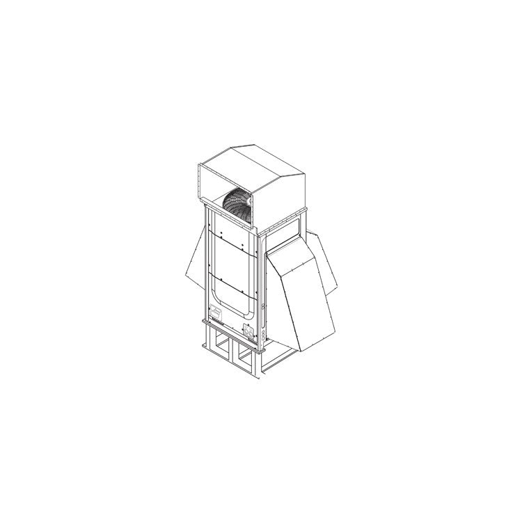 Samsung WHG-T1 Guard Wind/Hail Top Small 6 Ton Chassis Galvanized Steel for DVMS Outdoor Units