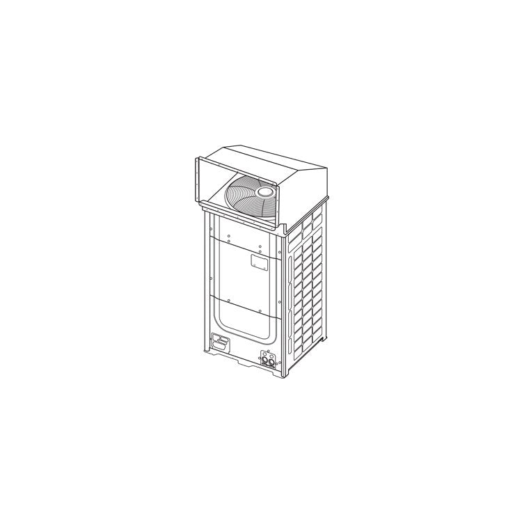 Samsung WHG-T1 Guard Wind/Hail Top Small 6 Ton Chassis Galvanized Steel for DVMS Outdoor Units