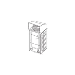 Samsung WHG-T1 Guard Wind/Hail Top Small 6 Ton Chassis Galvanized Steel for DVMS Outdoor Units