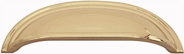 EMTEK Emtek 86173US3 Cup Cabinet Pull Polished Brass