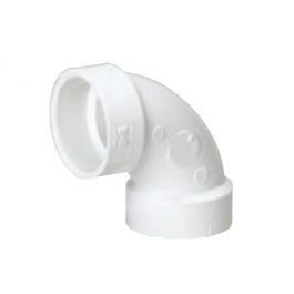 MUEL 05878 PVC DWV 90 degree Elbow 3 Inch Hub End