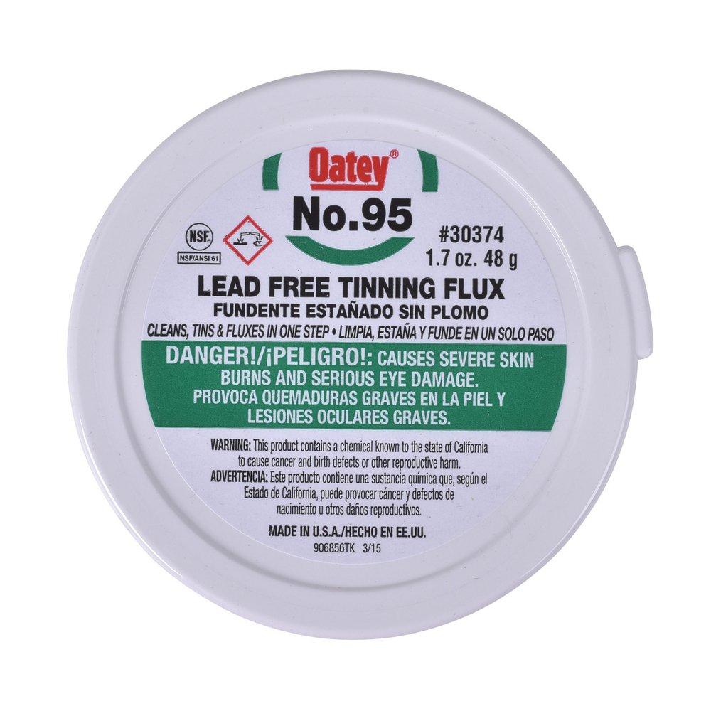 Oatey 30374 No. 95 Tinning Flux - Lead Free 1.7 oz - Pkg Qty 12