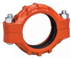 Victaulic L080077PT0 FireLock Style 77 8 in. Orange Enamel and Painted Grooved Coupling