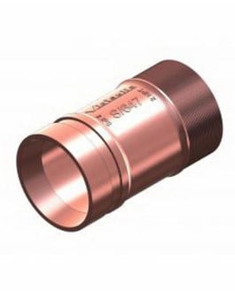 Victaulic F014647CGT 647-GT Dielectric Transition Fitting, 1-1/2 In Nominal, Grooved x Thread End Style, Cast Copper Silicon