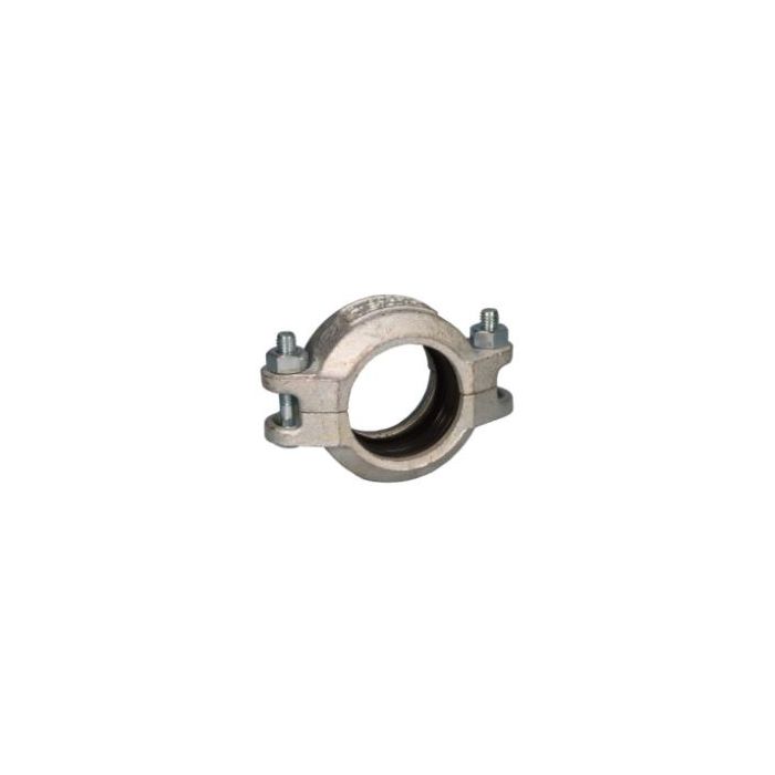 Victaulic L020075GE0 Style 75 Hot Dipped Galvanized Ductile Iron Flexible Coupling With Grade E Gasket 2 IN 5.22 IN L Grooved