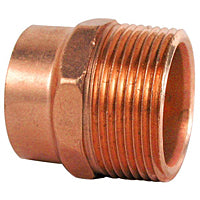 Nibco H030350 904R Wrot Copper DWV Reducing Adapter 1-1/4 x 1-1/2 in