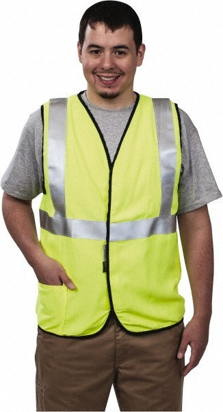 OCCUNOMIX Occunomix LUX-SSG/FR-YL Hi-vis Fr Safety Vest Large