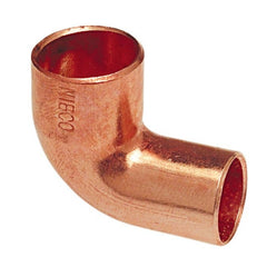 Nibco 9059000CB Copper Elbow, Solder Pressure 607-2-CB, 1/4 inch x 1/4 inch, 90-Degree 1/4 Bend, Ftg x C Street Elbow