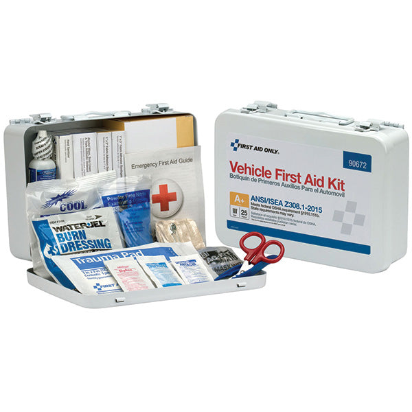 First Aid Only 90672 Vehicle First Aid Kit 25-Person ANSI A+ 90672