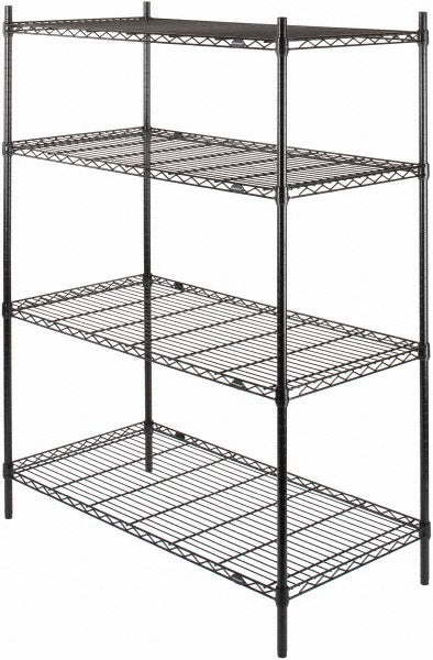 VALUE COLLECTION Value Collection 184863-4LEB Wire Shelving 4 Shelves