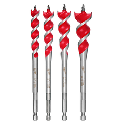 Milwaukee 48-13-0400 Speed Feed Wood Bit Set 4 Pc