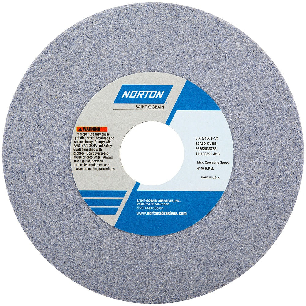 NORTON Norton 66252835786 Surface Grinding Wheel 60 Grit 6 in