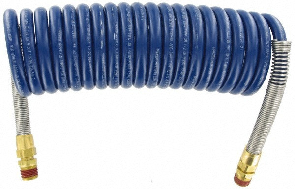 PARKER Parker 731513-BLU Coiled Self Storing Hose 3/8 in 15 Ft