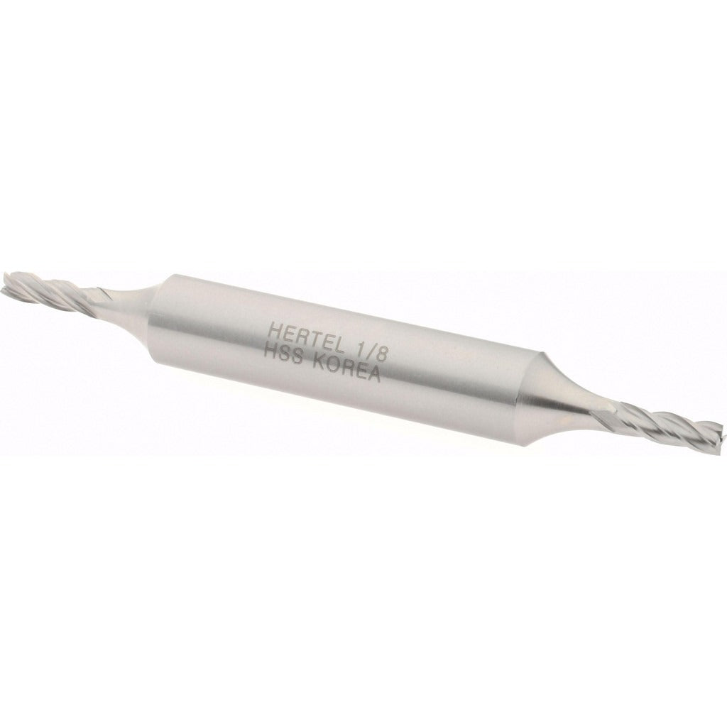 HERTEL Hertel E1051008 Square End Mill 0.125in 4 Flute Hss