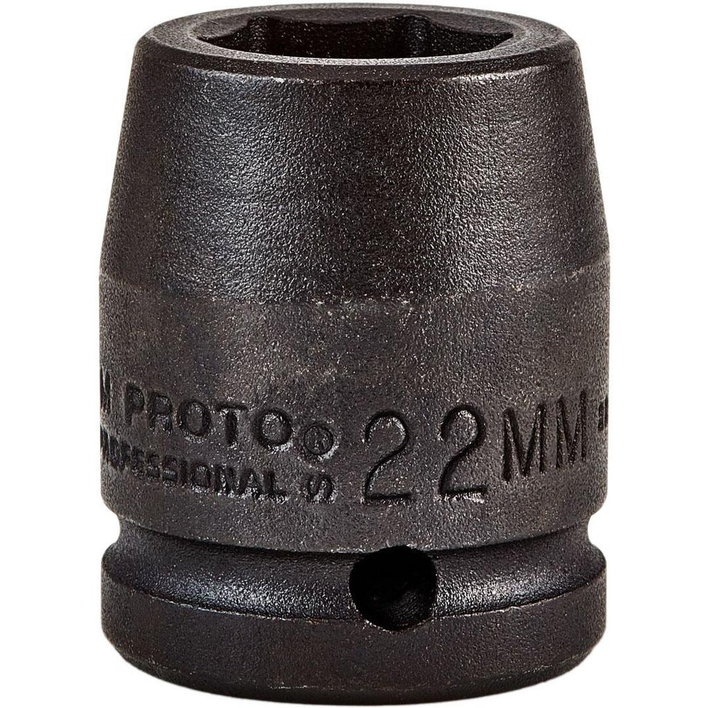 PROTO Proto J07522M Impact Socket 3/4 in Drive 22mm 6-pt